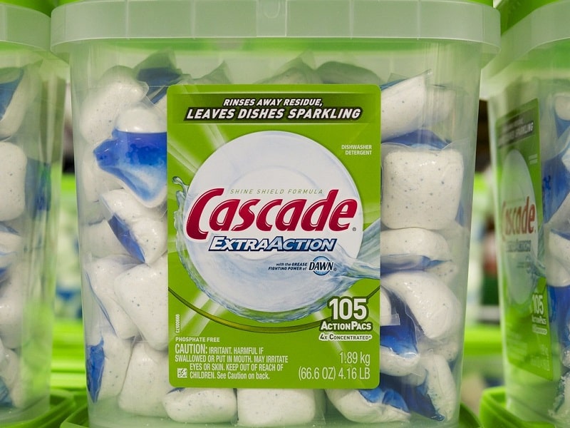 dishwasher detergent powder